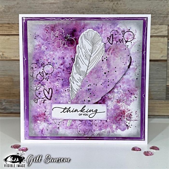 Visible Image Forever In Your Heart -A6 Stamp Set