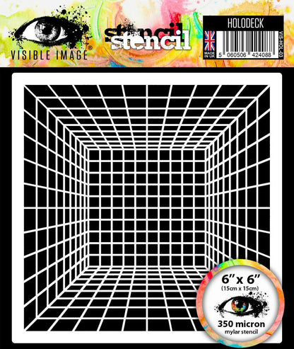 Pochoir Holodeck Image Visible - 6 x 6