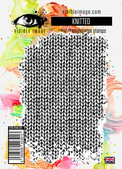 Visible Image Tricoté - Set de tampons A6