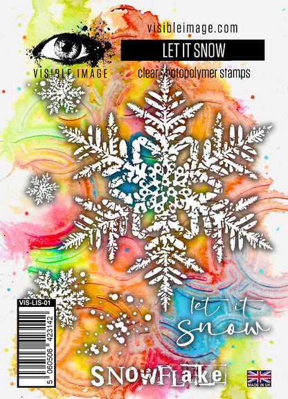 Visible Image Let It Snow - A6 Stamp Set