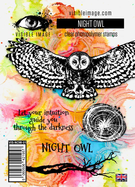 Visible Image Night Owl - A6 Stamp Set