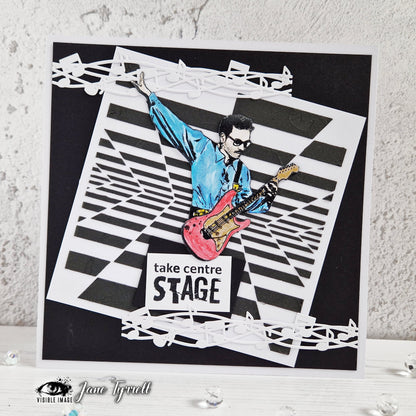 Visible Image Rock Star 4 in x 6 in Stamp Set