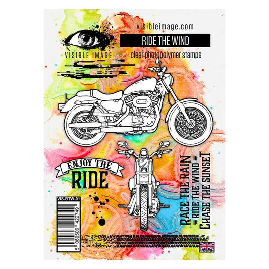 Visible Image Ride The Wind - A6 Stamp Set