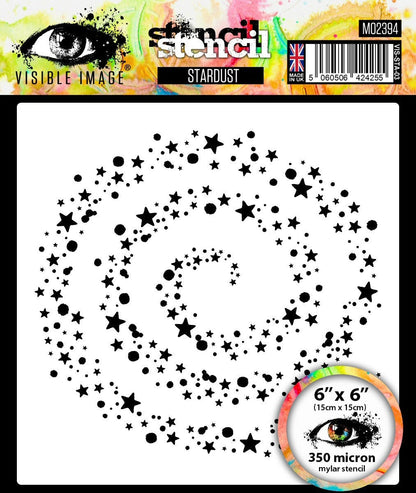 Pochoir Visible Image Stardust – 15 x 15 cm