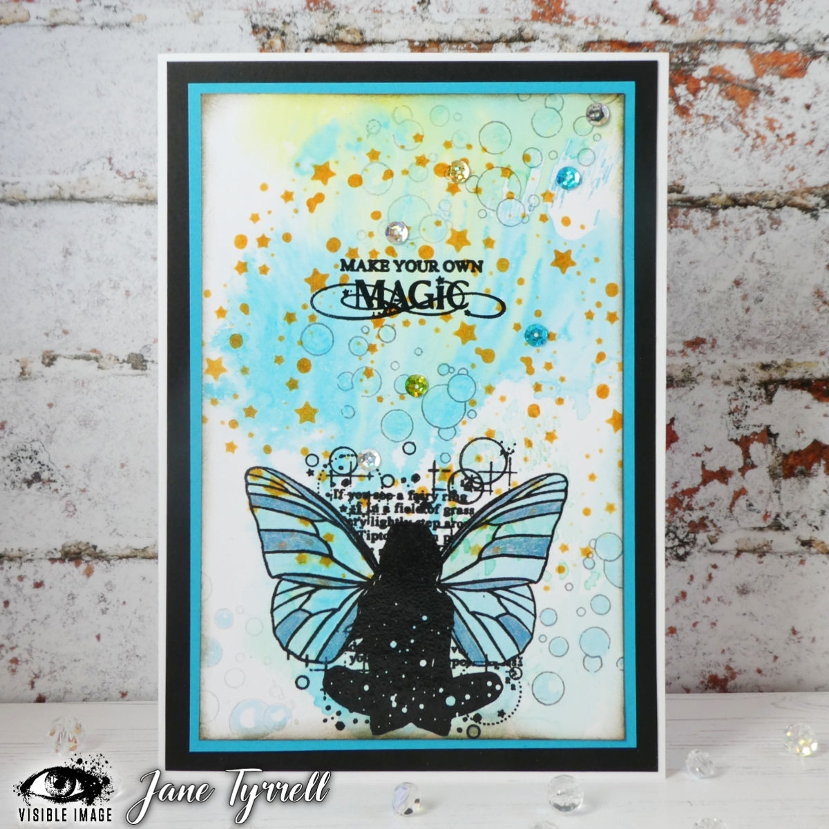 Pochoir Visible Image Stardust – 15 x 15 cm