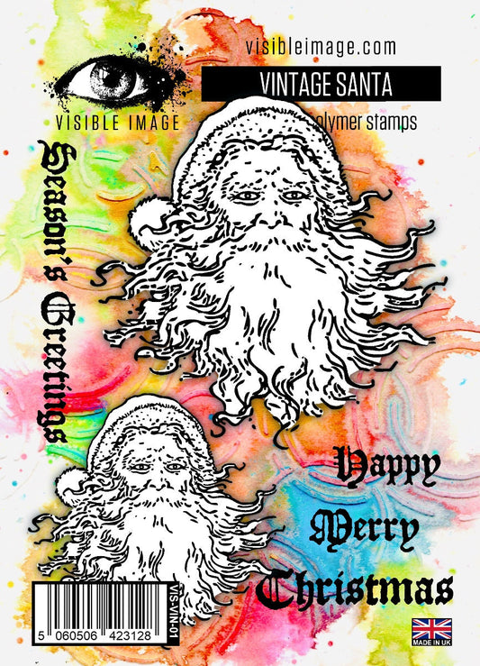 Visible Image Vintage Santa - A6 Stamp Set