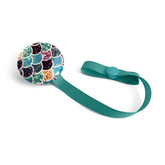 Attache-sucette Lolikö Sirène turquoise
