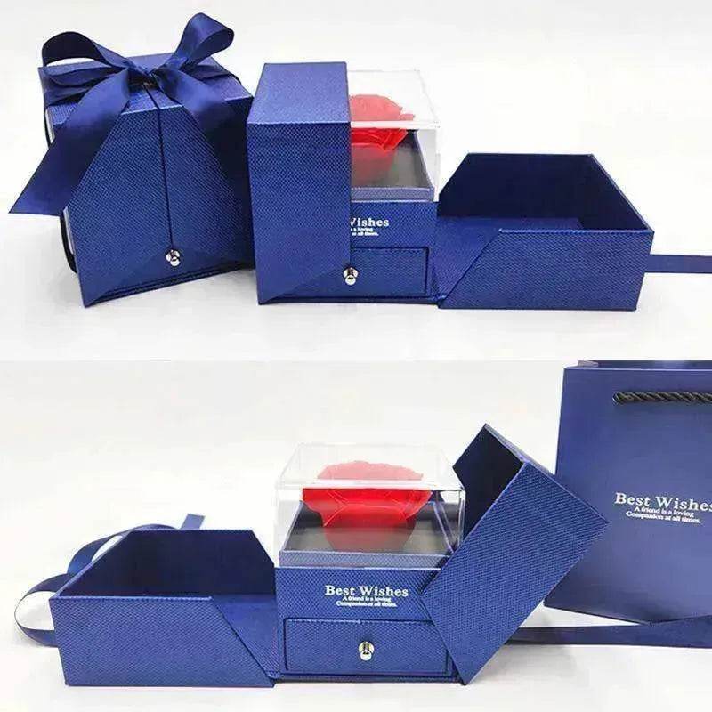 Valentine's Day Gift Rose Jewelry Box Set