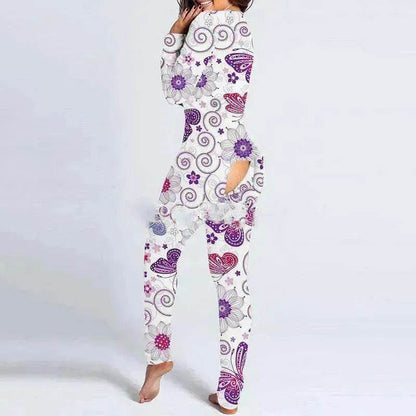 Valentine's Day Print File Slim Charming Bodysuit