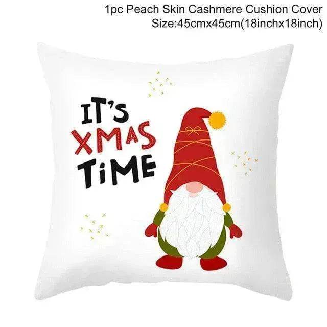 Valentine's Day Red Cartoon Letter Series Peach Skin Sofa Pillowcase