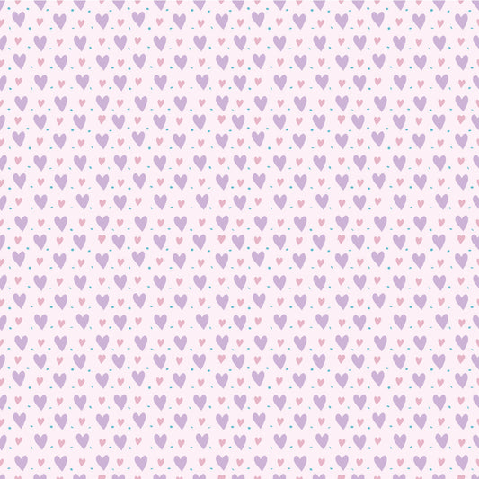 Valentines Hearts Purple HTV #3