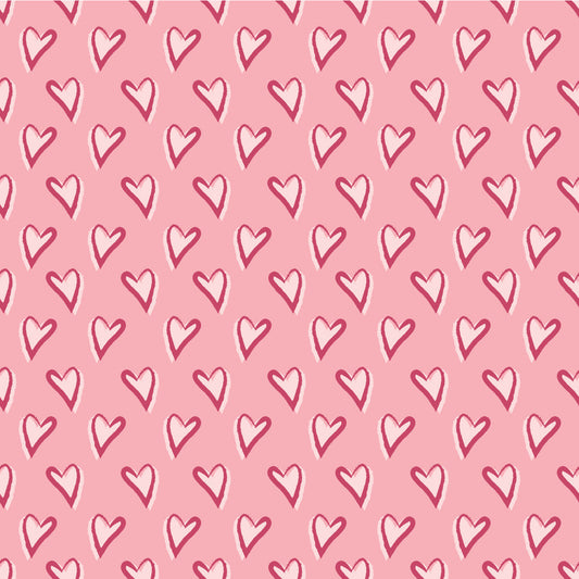 Craft HTV Valentines Hearts Border #2