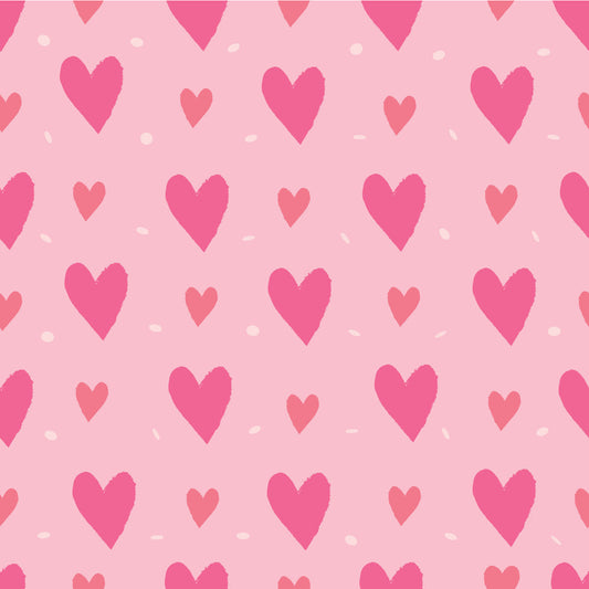 Craft HTV Valentines Hearts Pink