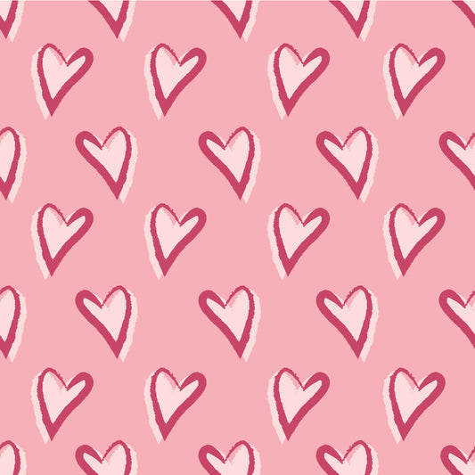 Craft HTV Valentines Hearts Border #1