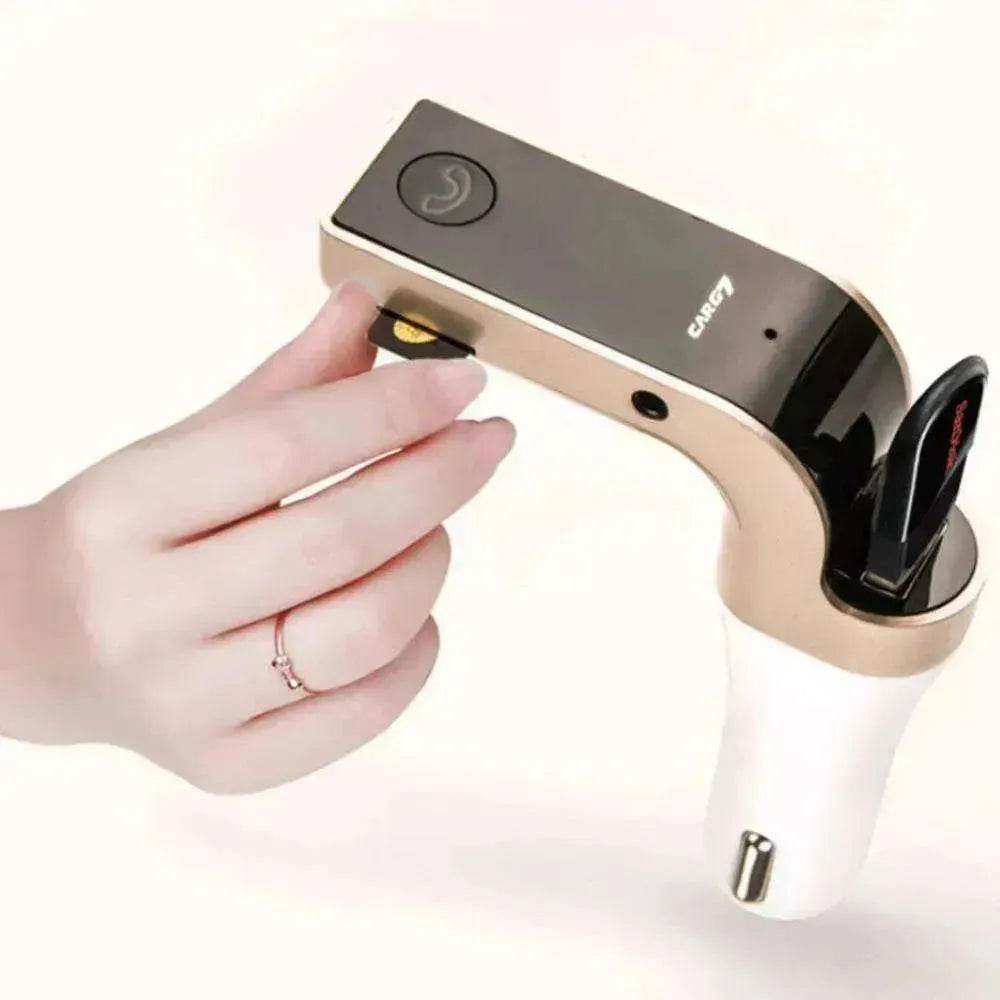 Vehicle Bluetooth Receiver With USB Charger