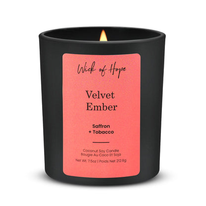 Velvet Ember Candle | Saffron + Tobacco
