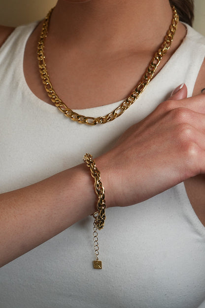 Style WANDSWORTH: Chunky Intricate Multi-Link Bracelet