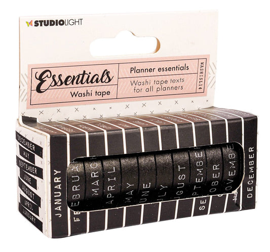 Washi Tape Mois Planificateur Essentiels 12 RLnr.14