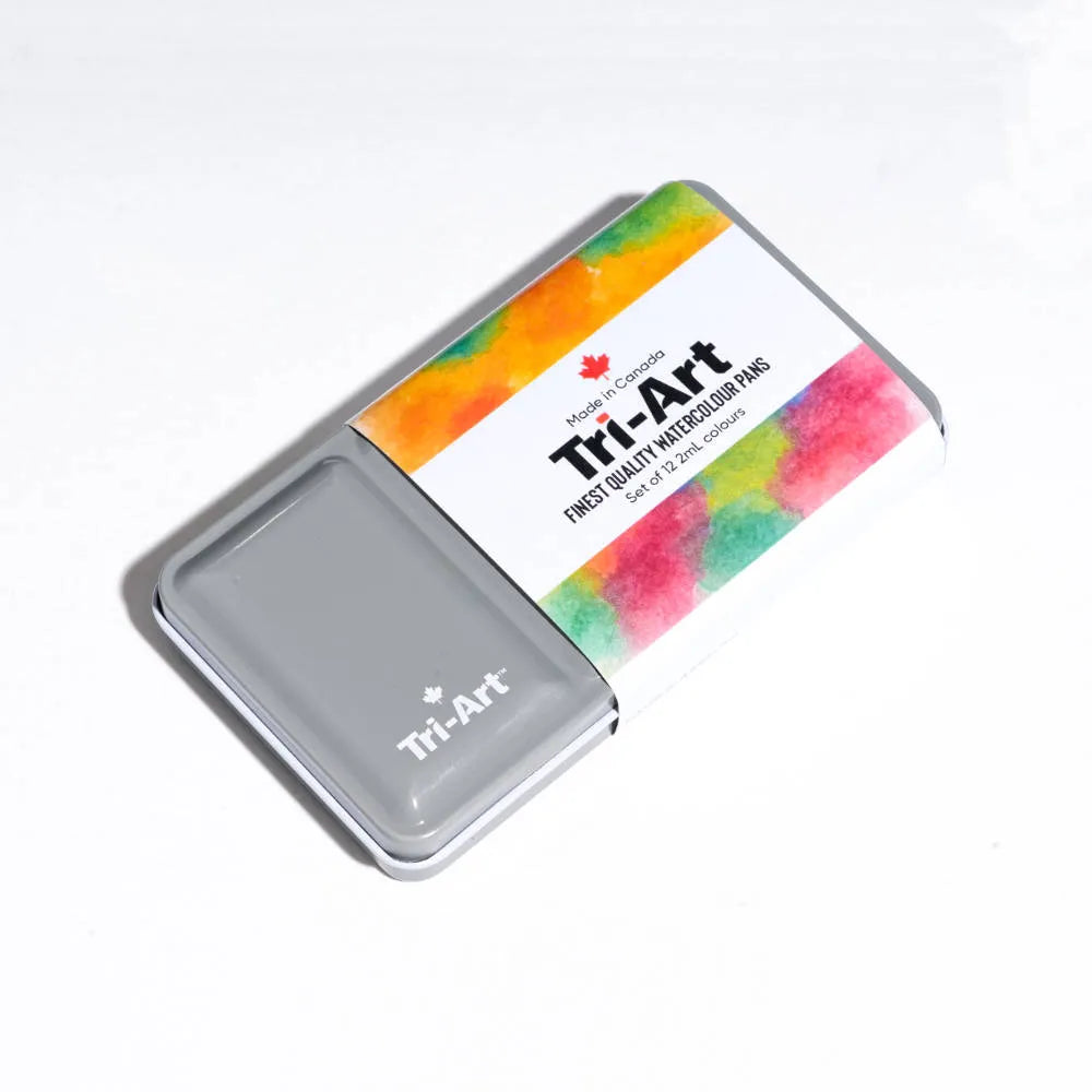 Half-Pan Watercolour Tin of 12 Colours