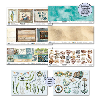 3Quarter Designs Maritime Tides 12x12 Scrapbook Collection