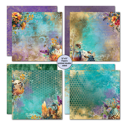 3Quarter Designs Collection Scrapbook Abeille Heureuse 30x30cm