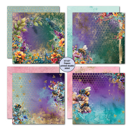 3Quarter Designs Collection Scrapbook Abeille Heureuse 30x30cm
