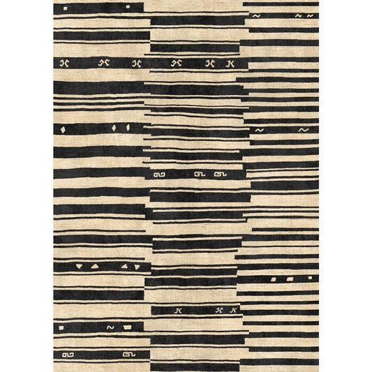 Tapis Xelara noir naturel