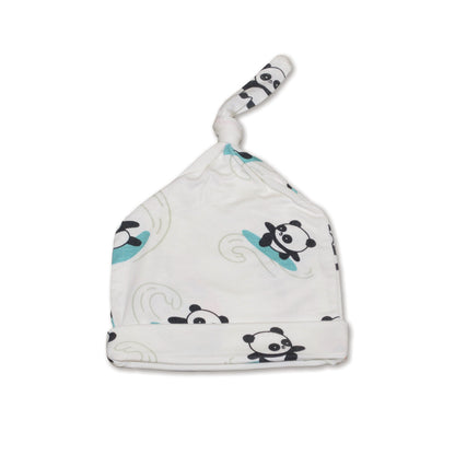 Bamboo Knot Hat (Surfs Up Panda Print)