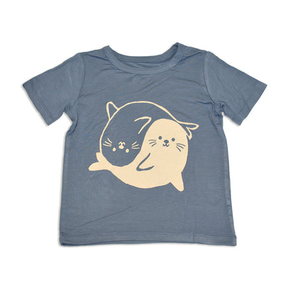 Bamboo Short Sleeve Graphic Tee (Flint)