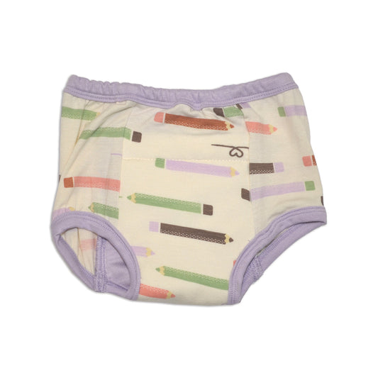Bamboo Training Pants (Pretty Pencils Print)