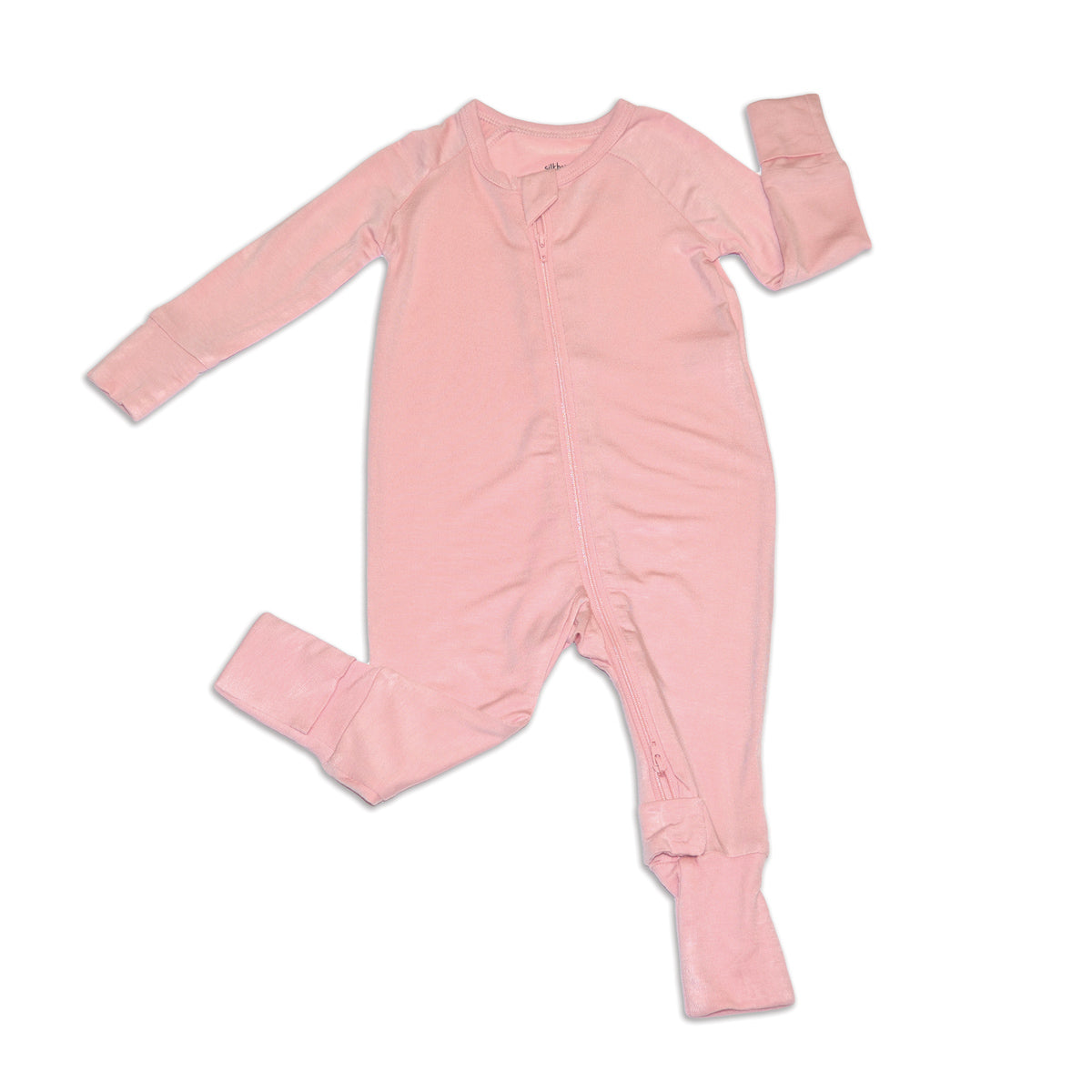 Bamboo 2-way Zipper Romper (Coral Blush)