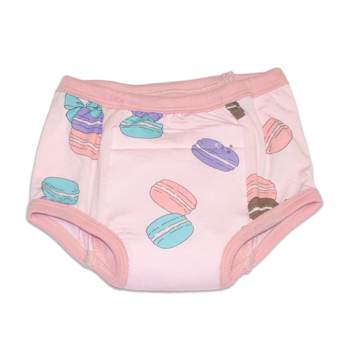 Culottes d'apprentissage en bambou (imprimé Macaron Party)