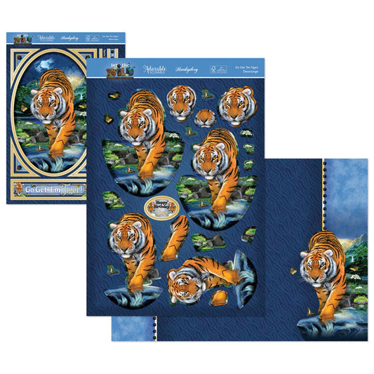Into The Wild Deco-Large Set - Go Get 'Em Tiger!