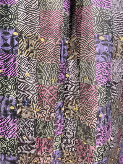PRC6061 Avatar Pure Silk Self Pocket Tunic Dress