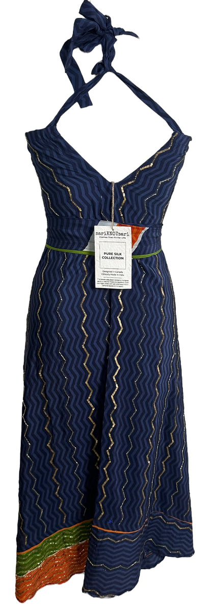 PRC6168 Avatar Pure Silk Maxi Dress with Belt