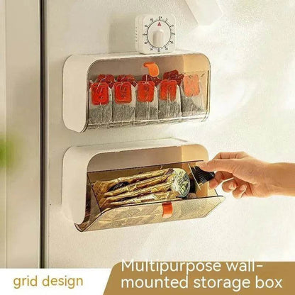 Boîte de rangement murale à grille, fournitures de toilette domestiques, petits appareils ménagers
