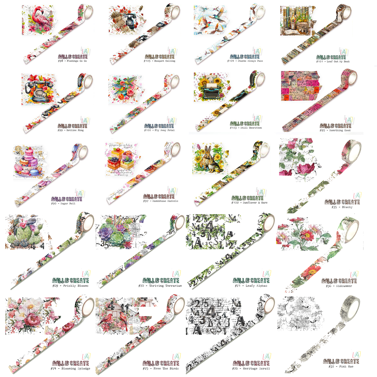 AALL and Create Washi Tape - #36 - Midsummer