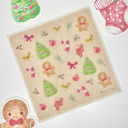 Éponge récurante de Noël Merrycute