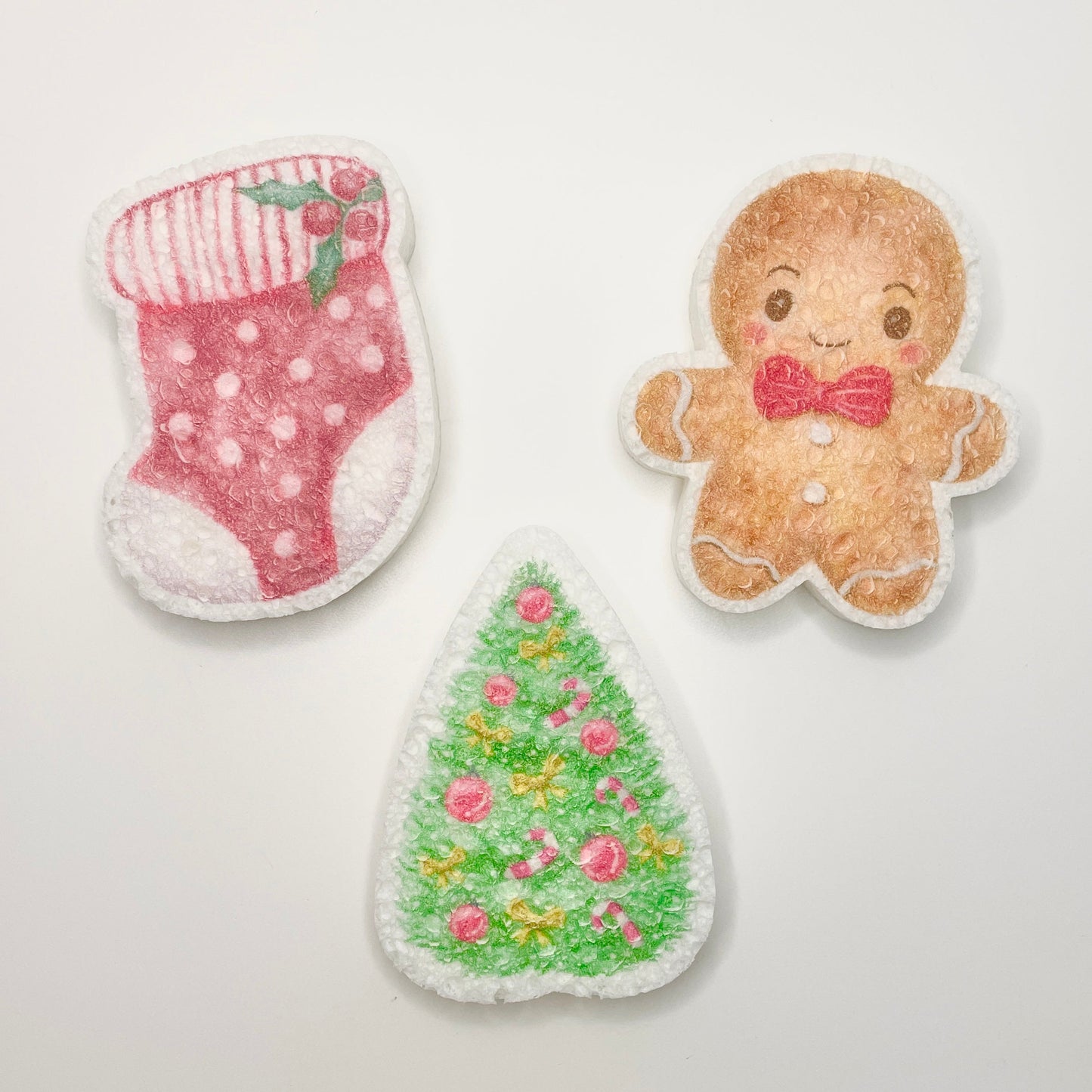 Éponge Pop-Up Bonhomme en Pain d'Épices