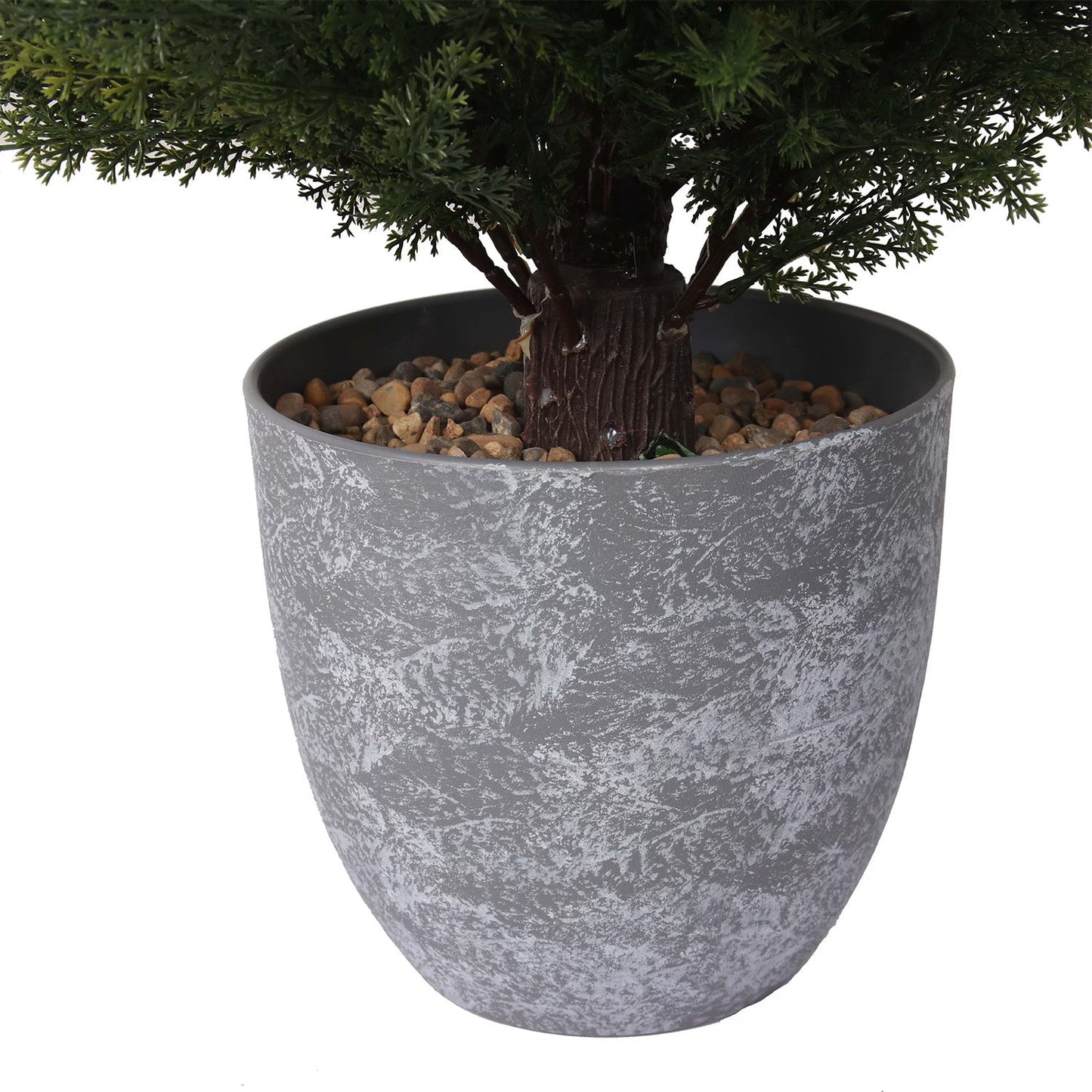 Kingston Faux Potted Cedar Topiary Plant 24''