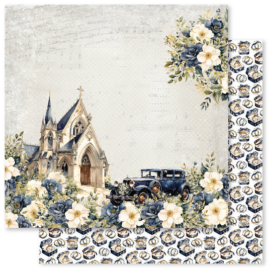 Wedding Blooms B 12x12 Paper (12pc Bulk Pack) 31707
