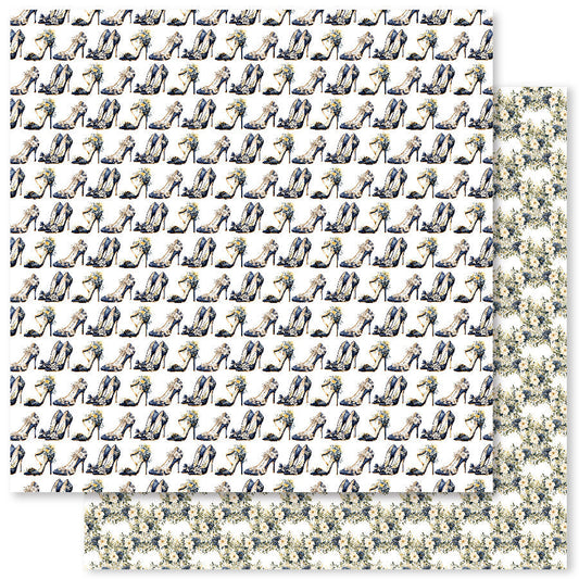 Wedding Blooms Basics E 12x12 Paper (12pc Bulk Pack) 31740
