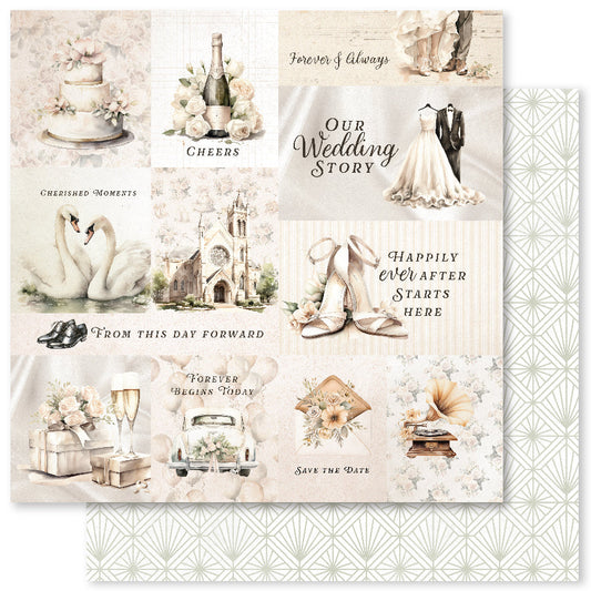 Wedding Joy A 12 x 12 Paper (12 pc Bulk Pack) 34191