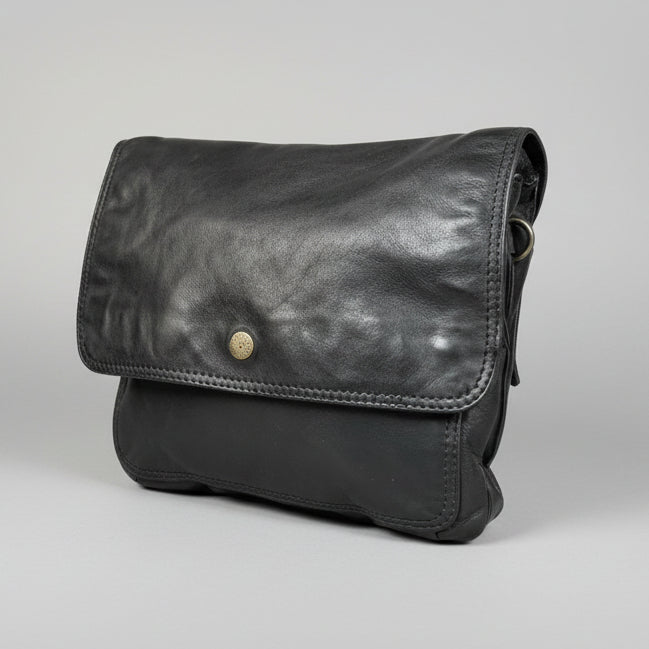 Sac bandoulière à rabat en cuir Saffiano MET