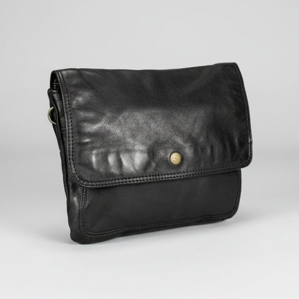 Sac bandoulière à rabat en cuir Saffiano MET