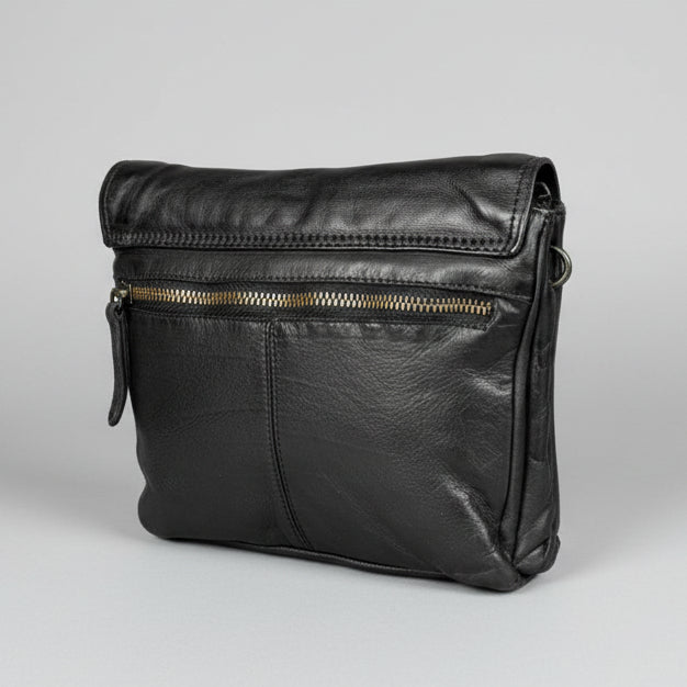 Sac bandoulière à rabat en cuir Saffiano MET