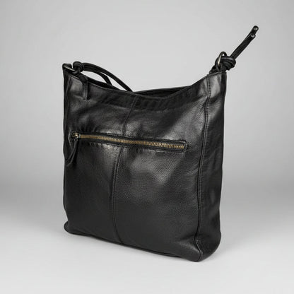 MET Women's Leather Crossbody Bag with Knotted Strap