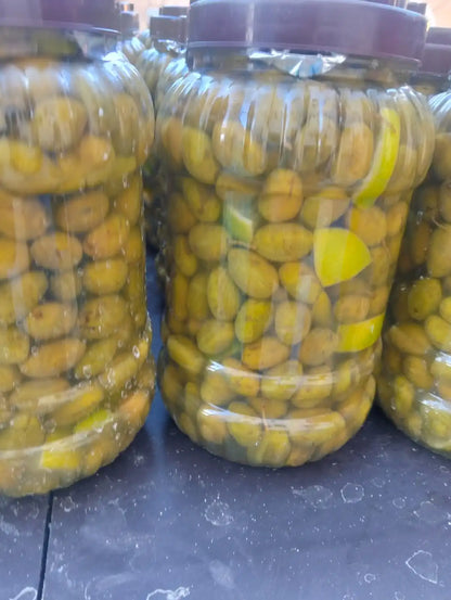 Jenin Palestinian Pickled Green Olives