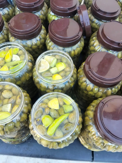 Jenin Palestinian Pickled Green Olives