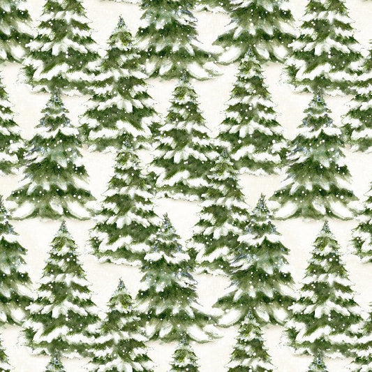 Susan Winget- Winter Forest - Trees Allover Cream